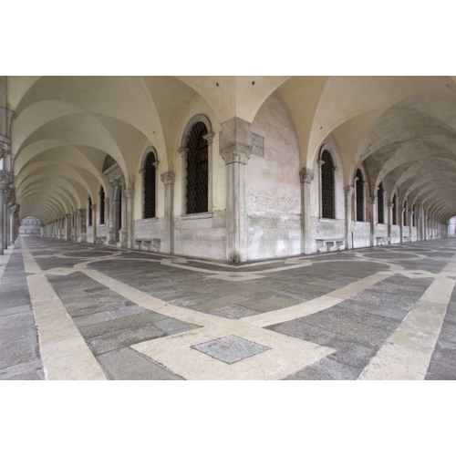Italy, Venice Walkways in the Doges Palace